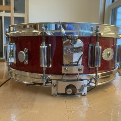 Rogers Dyna-Sonic 5x14 Wood Snare Drum with Beavertail Lugs 1960s