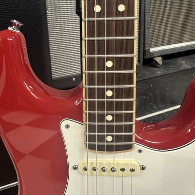 Fender Limited Edition American Standard Stratocaster Channel Bound 2014 - Dakota Red 60th Anniversary image 4