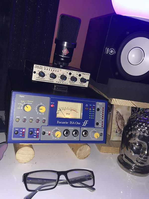 Neumann Tlm 102 & Focusrite Isa One Preamp + RNC1773 Reverb