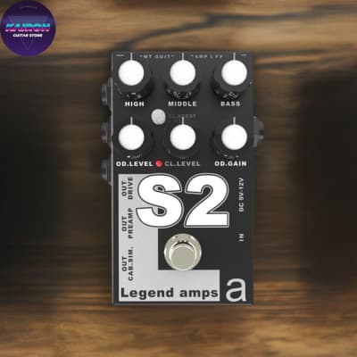 AMT Electronics S2 Guitar Pedal Preamp Cab Sim Distortion