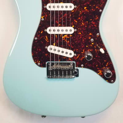 Tom Anderson "The Classic", Rosewood FB, Hum-Canceling Single Coil Pickups, Daphne Blue, W/Bag 2023 image 5