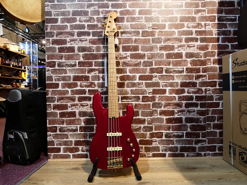 Charvel Pro-Mod San Dimas Bass JJ V - Candy Apple Red Metallic image 1