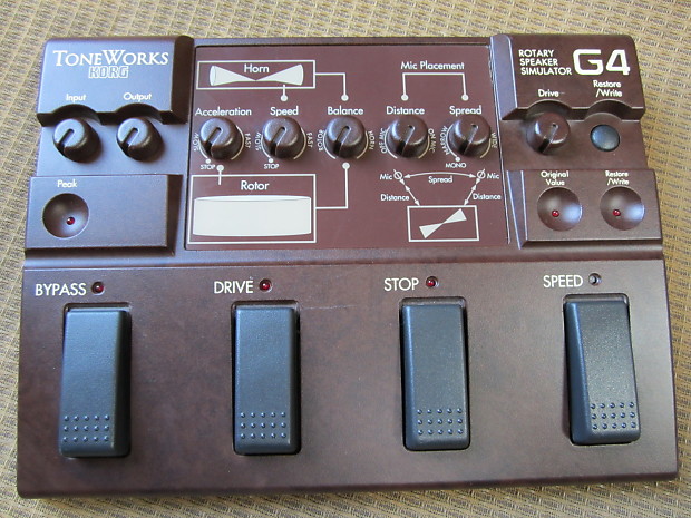 その他 KORG TONEWORKS G4 ROTARY SPEAKER SIMULAT The Toneworks G4 Rotary Speaker Simulator by Korg - That