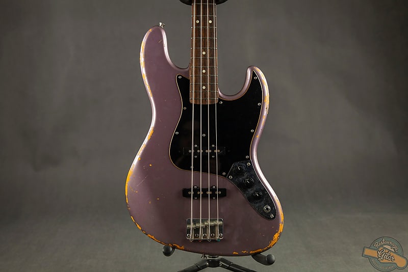 Fender Jazz Bass Purple Metallic Relic Reverb
