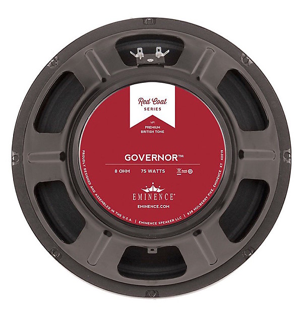 Eminence The Govenor 75w 12" 8 Ohm Replacement Speaker image 1