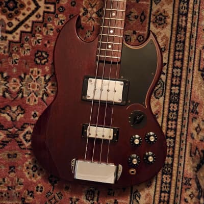 1972 Gibson EB-3L Cherry w/ HSC | Gibson Embossed Pickup, 4-Way Varitone Switch for sale