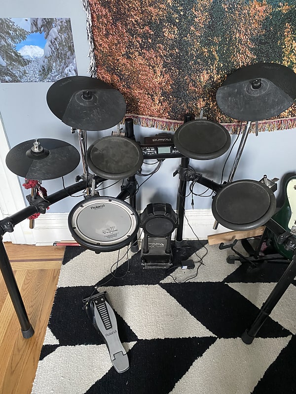 Roland TD4 Electronic Drum Kit Reverb