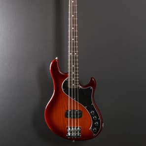 Fender  Standard Dimension VI Bass Aged Cherry Burst image 3