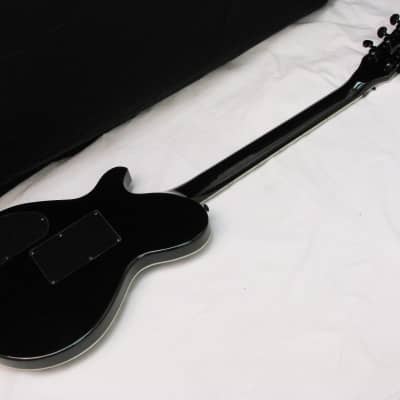 Michael Kelly Patriot Magnum Tremolo electric guitar Gloss Black w/ Case - Floyd image 6