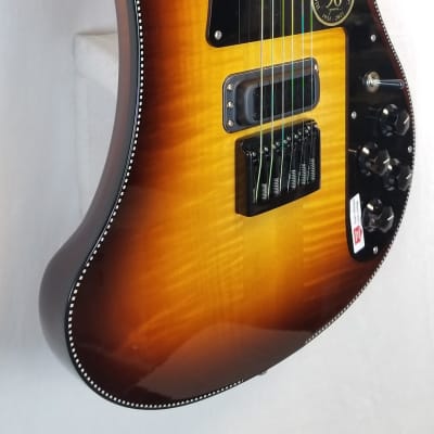 Rickenbacker 480XC 90th Anniversary Electric Guitar, TobaccoGlo W/Vintage Case image 5