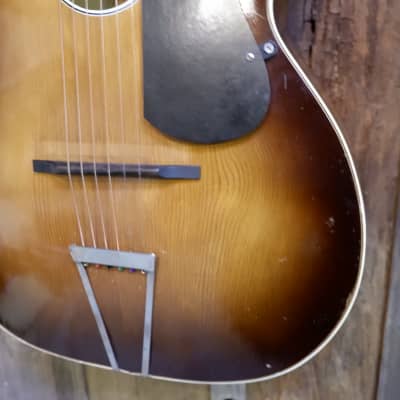 Kay DeLuxe Archtop Acoustic Mid-1930's - Vintage Sunburst Restored by LaFrance Luthiers & KHG w/Gig Bag image 7