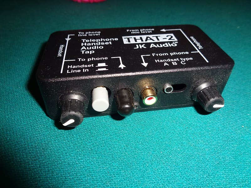 JK Audio That2 Telephone Handset Audio Tap Reverb