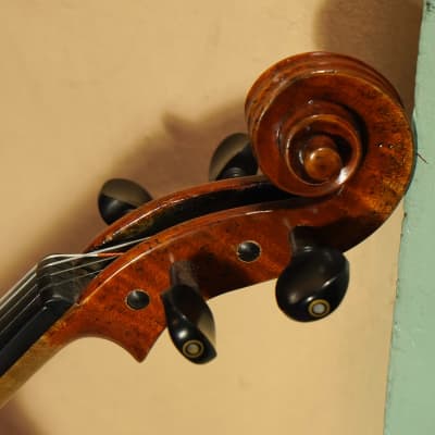 2000s Unmarked Faux-Vuillaume 4/4 Violin w/Antiqued Finish (VIDEO! Ready to Go) image 14