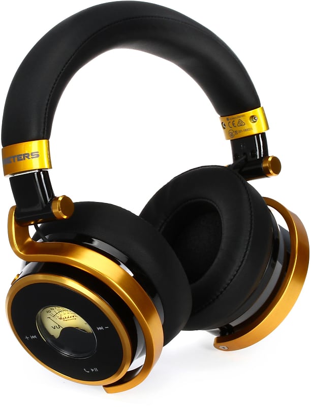 Ashdown Meters OV-1-B-Connect Editions Over-ear Active Noise-canceling  Bluetooth Headphones - Gold & Black