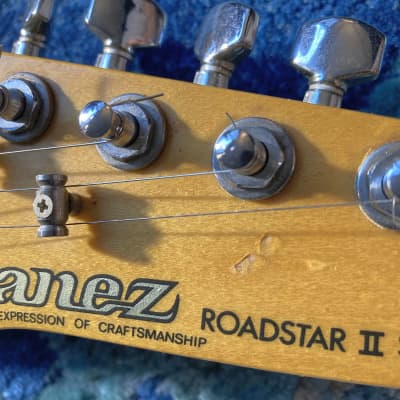 Ibanez Roadstar II Red 1983 Upgraded Fender Lace Sensor Pickups Japan.  Set up and ready to play! image 7