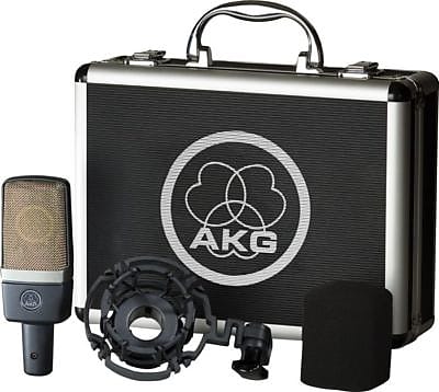 AKG C214 Large Diaphragm Condenser Mic Microphone c 214 image 1