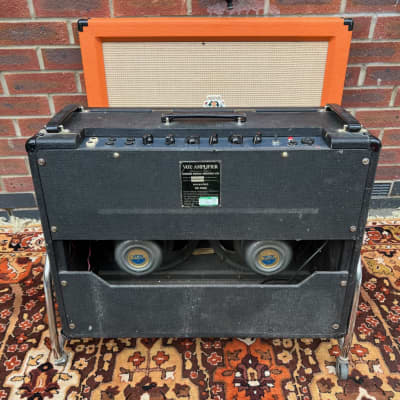 Vintage 1964 Vox AC30 Treble 2×12 Guitar Valve Amplifier Combo w/ Pedal & Stands image 9