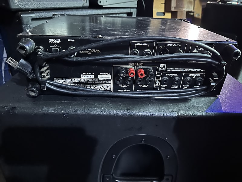 Ampeg SVT-400T 400-Watt Rackmount Bass Amp Head | Reverb