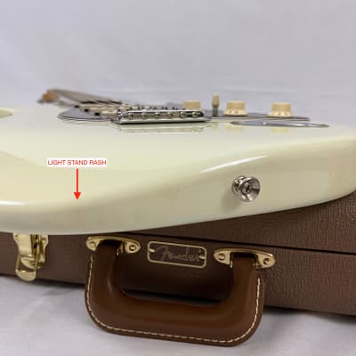 Fender Fender Custom Shop 1960 NOS Stratocaster – Aged Olympic White 2013 - Aged Olympic White NOS image 11