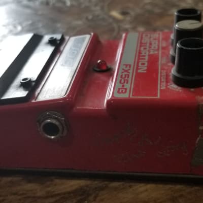 DOD Supra Distortion FX55-B Red 1990s | Reverb Canada