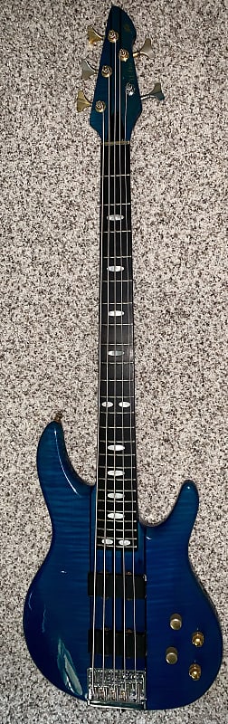 Vintage Peavey Tl 5 5 Five String Neckthru Bass Guitar Made Reverb 7501