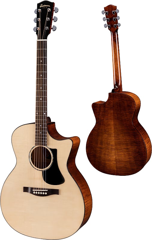 Eastman PCH3-GACE-CLA Solid Sitka / Flame Maple Cutaway Acoustic Electric Classic Finish