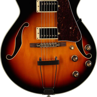 Ibanez AG75G Artcore Hollowbody Electric Guitar, Brown Sunburst image 2