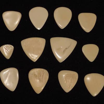 18 pcs. unique Woolly Mammoth Ivory Guitar Picks image 3