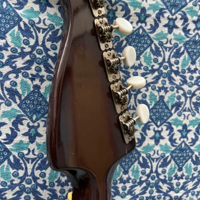 1960s Silvertone 1487 Electric Guitar Made by Teisco in Japan -Goldfoil Pickup image 8