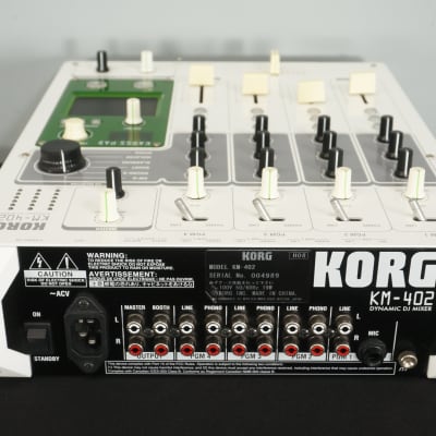 Korg KM-402 Dynamic Dj Mixer W/ Kaoss Pad EQ Selector & Effects