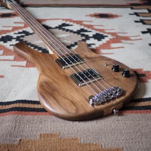 Serek Basses Sacramento Medium Scale Bass 2017 PRE-ORDER Natural Oil Walnut image 7