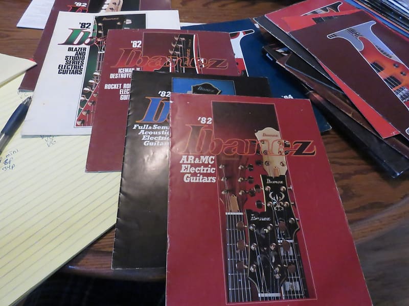 Ibanez Catalog SET 1982 Reverb