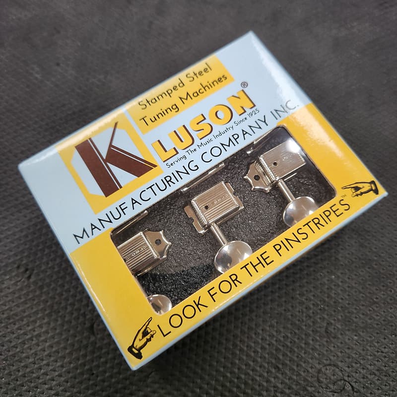 Kluson 6-In-Line Deluxe Series Left Handed Tuning Machines