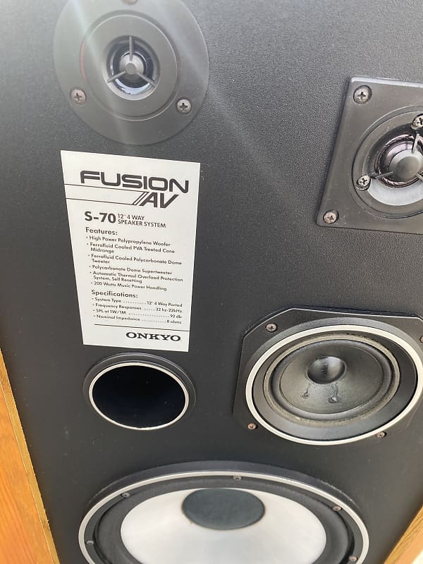 Onkyo Fusion deals S-91 Speakers Grills