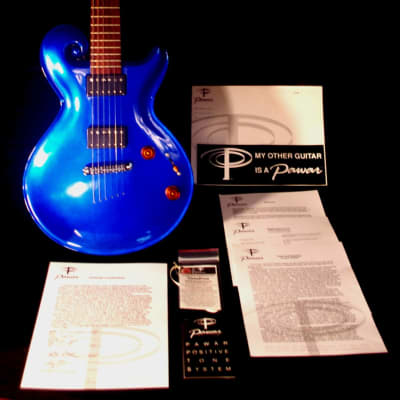 PAWAR TURN OF THE CENTURY STATE 2001 Electric Blue.. VERY RARE. COLLECTIBLE. POSIITIVE TONE image 24