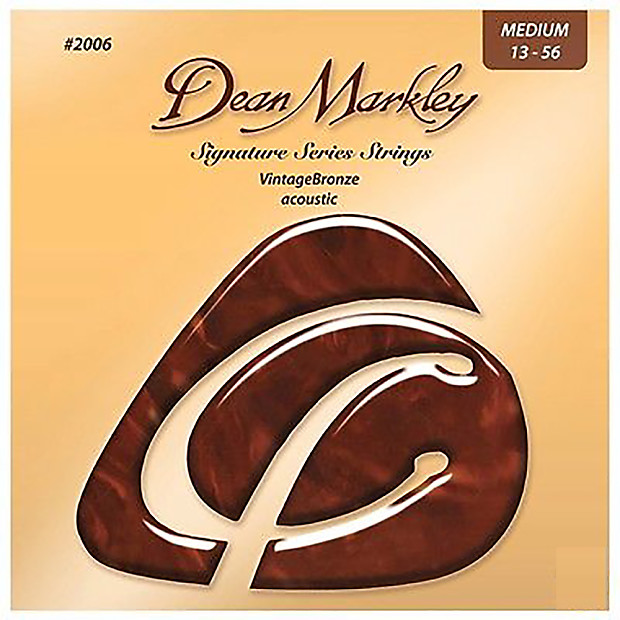 Dean Markley 2006 Vintage Bronze Acoustic Guitar Strings - Medium (13-56) image 1
