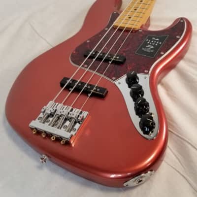 Fender Player Plus Jazz Bass, Noiseless Pickups, Aged Candy Apple Red, W/Bag for sale