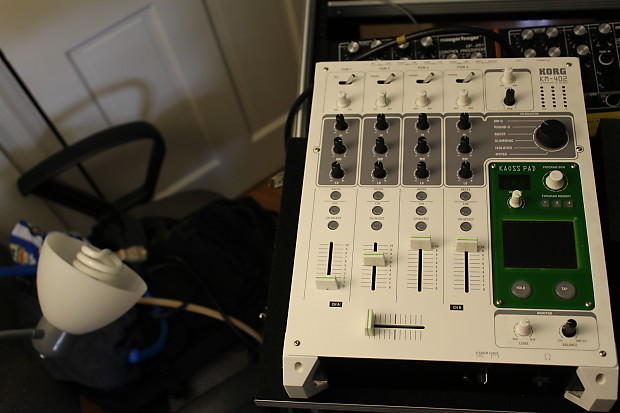 Korg KM 402 4 Channel DJ Mixer w Kaoss Pad EQ Filter Reverb