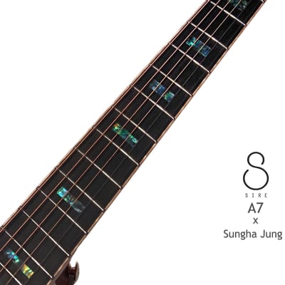 Sire A7 Sungha Jung series Natural All Solid Spruce & indian Rosewood Grand Auditorium guitar image 9