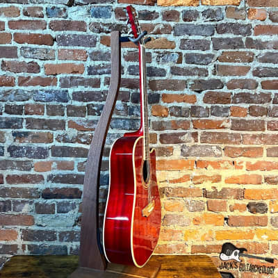 Carlo Robelli CBW4134CR Acoustic Guitar (2000s - Cherry Red) image 7
