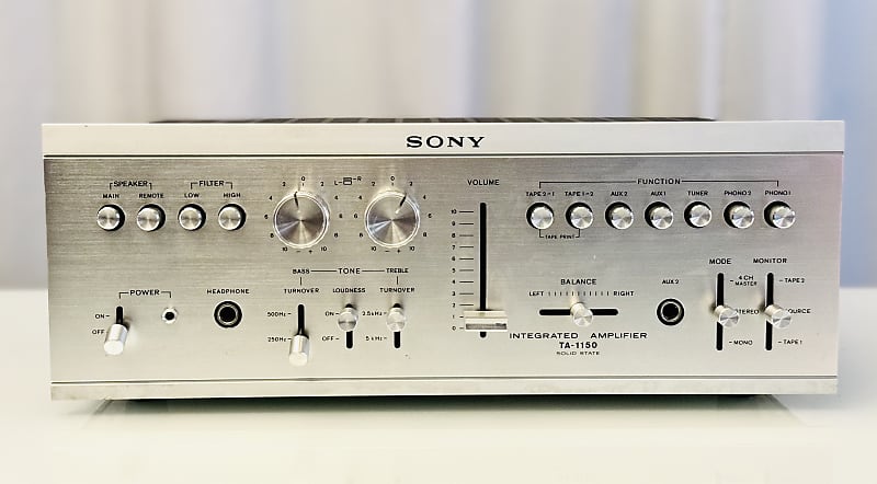 Vintage Sony 💢 TA-1150D💢 Stereo Integrated Amplifier - Serviced