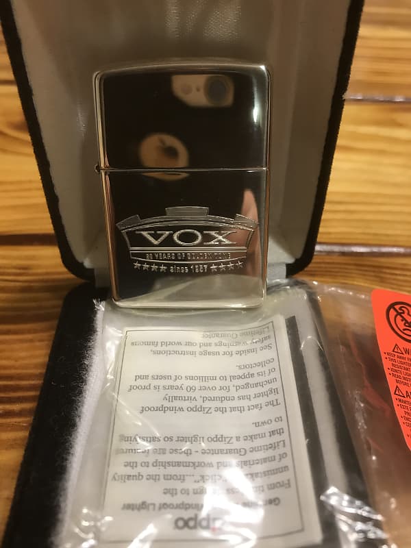 Zippo Vox 50th Anniversary Sterling Silver | Reverb