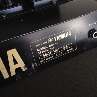 Yamaha SB-40 w/volume (MP-01), distortion (DI-01), flanger (FL-01), chorus (CH-01) image 8