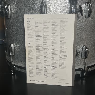 Roland SPD-20 Total Percussion Pad Owner's Manual (Box 1) image 2