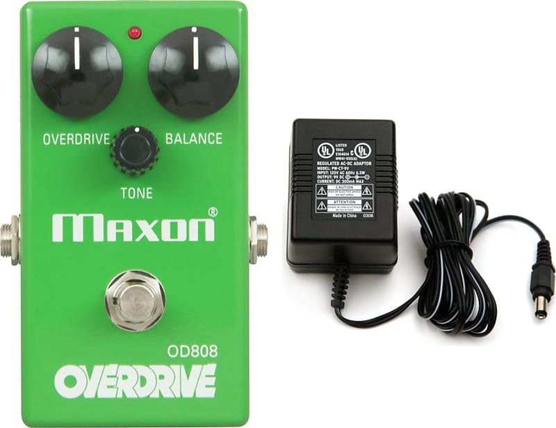 Maxon OD808 Overdrive Pedal Bundle Green