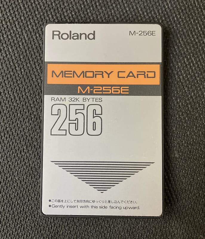 Roland M-256E M256-E 32KB RAM Memory Card 90 - Silver | Reverb