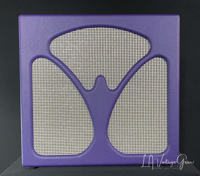 Kerry Wright 3 x 10 Custom Cab - Purple Tolex & Alnico Kodak Speakers - Wacky KW Build ! image 1