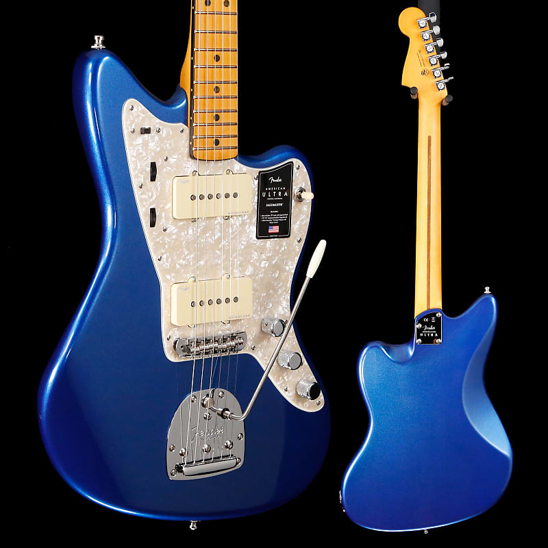 Fender American Ultra Jazzmaster, Maple Fb, Cobra Blue image 1