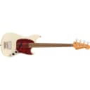 Squier Classic Vibe '60s Mustang Bass Laurel Fingerboard Electric Bass Guitar - Olympic White