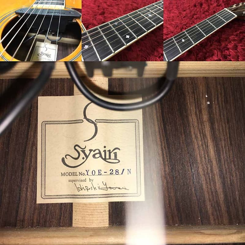 Beautiful good S.Yairi YOE 28 / N Acoustic Guitar Natural w Beautiful good S.Yairi YOE 28 / N Acoustic Guitar Natural w